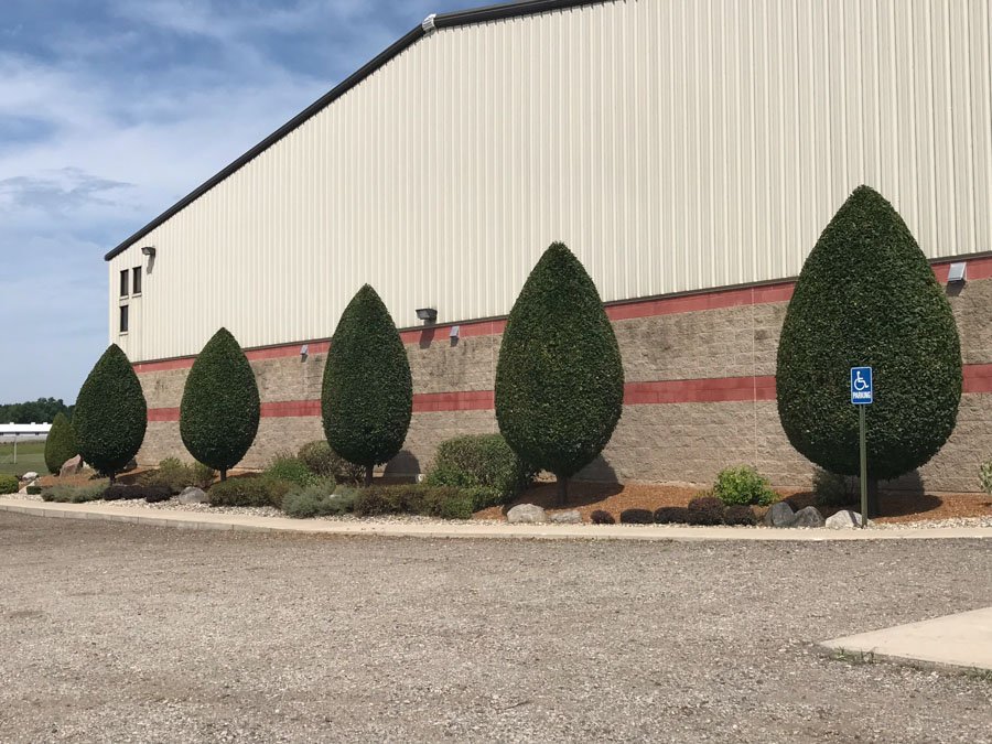 commercial landscaping project